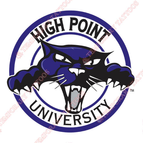 High Point Panthers Customize Temporary Tattoos Stickers NO.4548